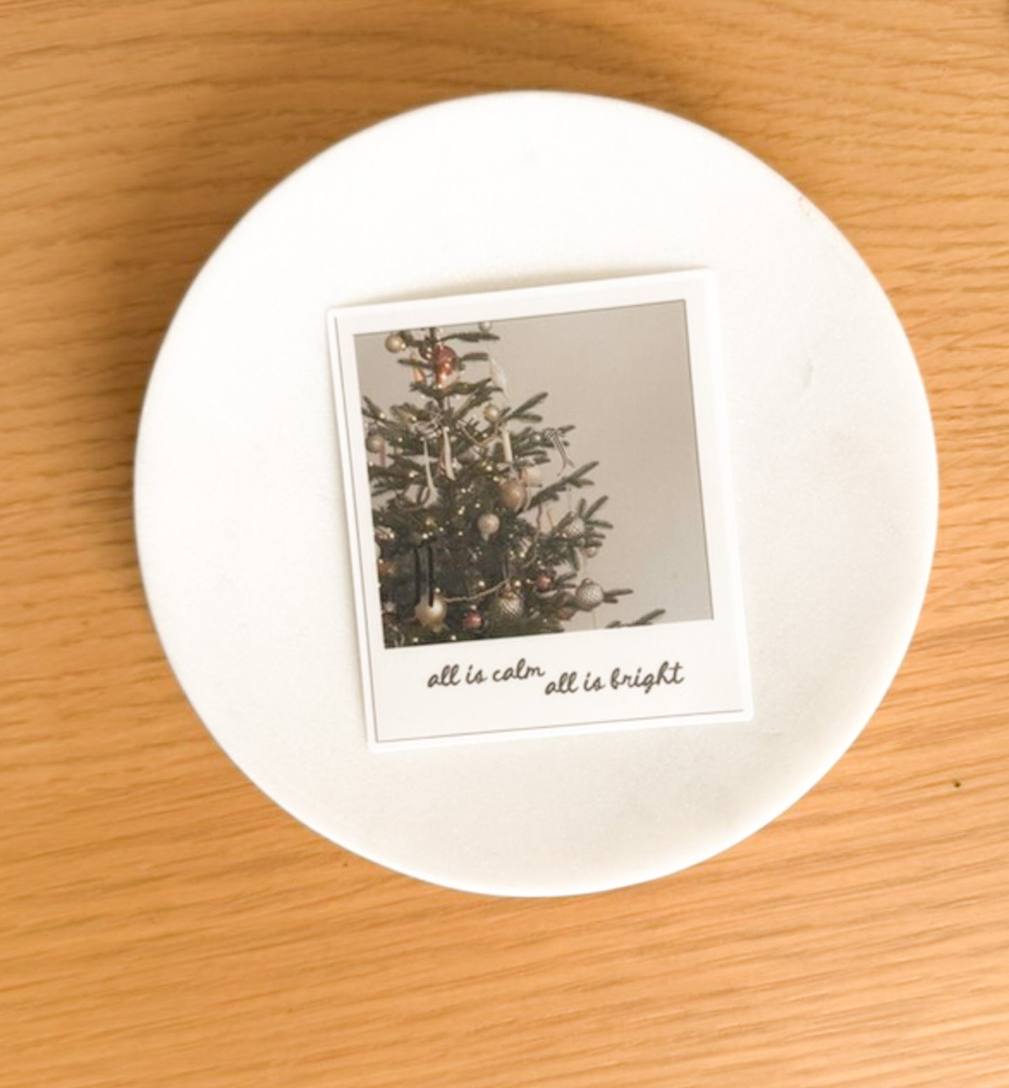 Christmas Polaroid Sticker