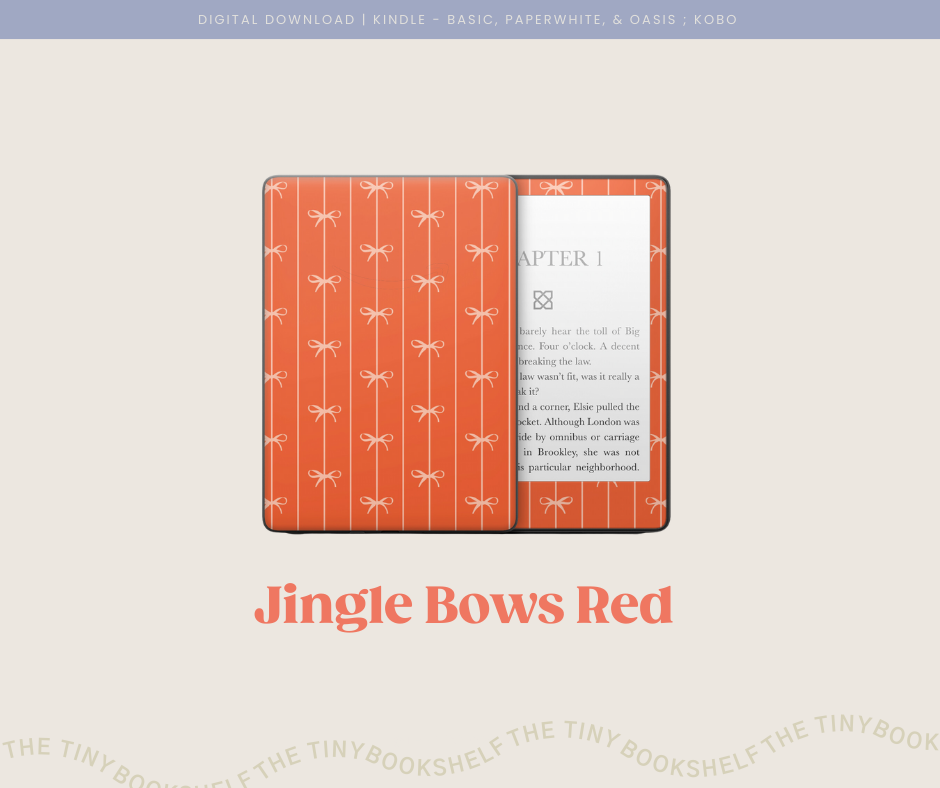 Jingle Bows Red Decal Art