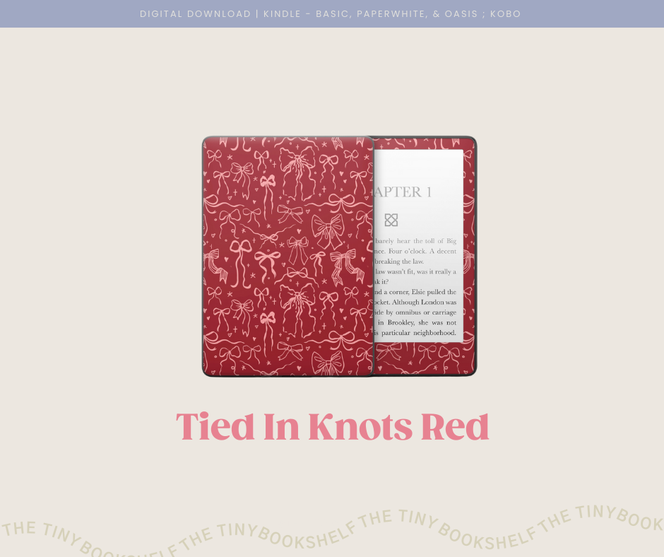 Tied In Knots Red Decal Art