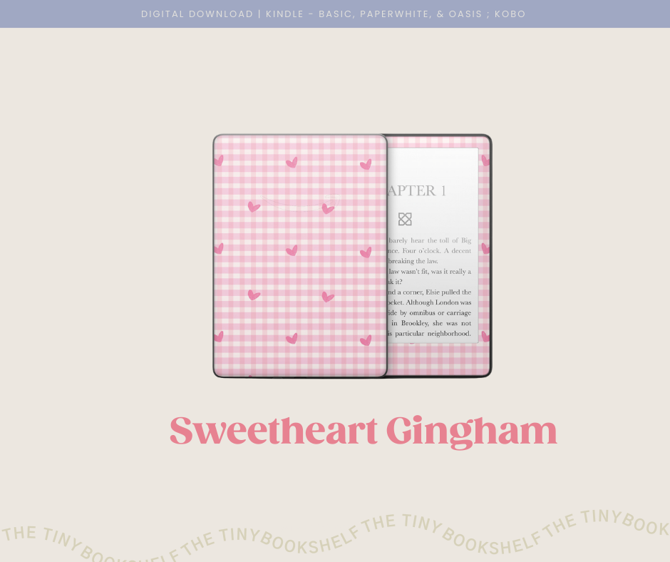Sweetheart Gingham Decal Art