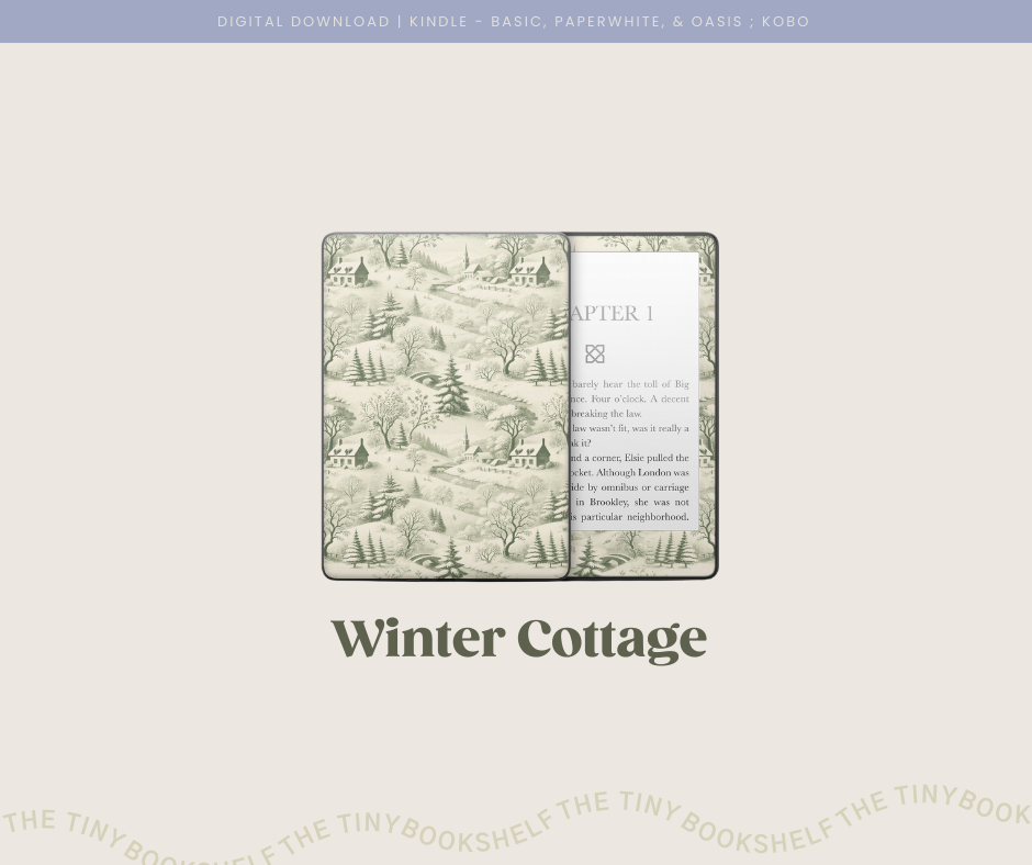 Winter Cottage Decal Art