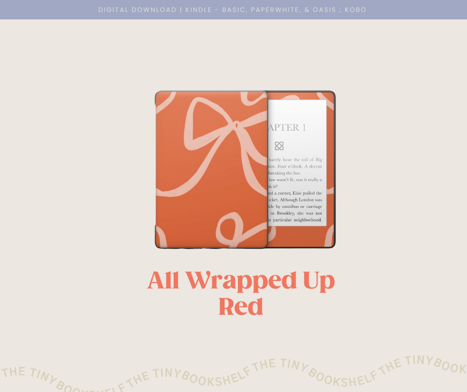 All Wrapped Up Red Decal Art