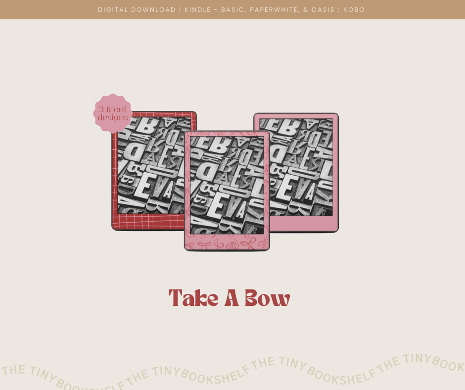 Take A Bow Kindle Decal Art