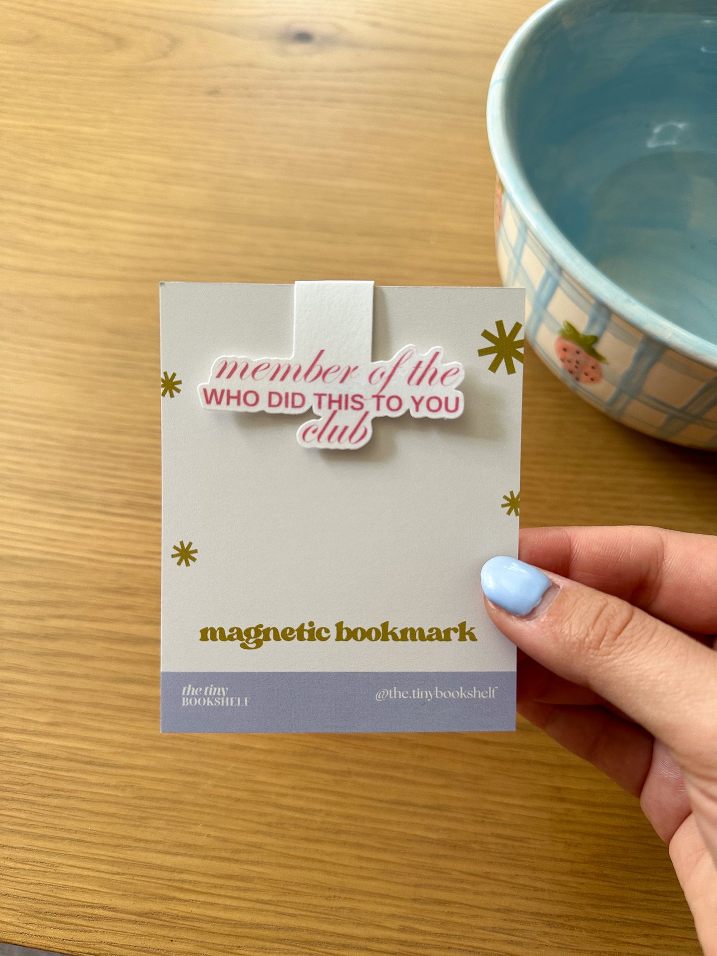 Who Did This to You | Magnetic Bookmark