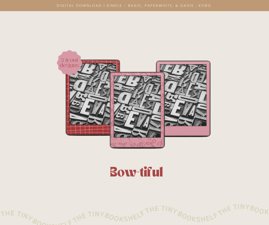 Bow-tiful Kindle Decal Art