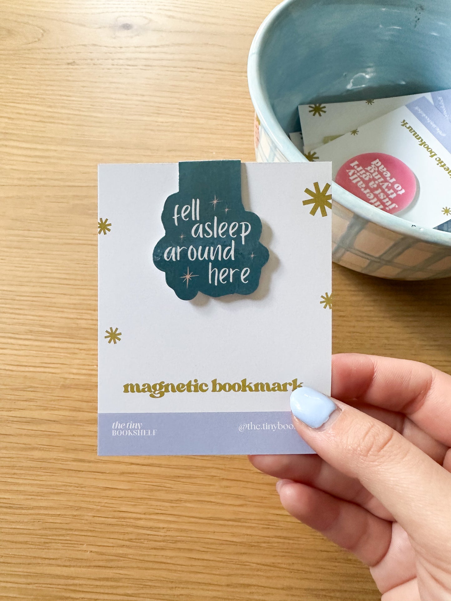 Fell Asleep Here | Magnetic Bookmark