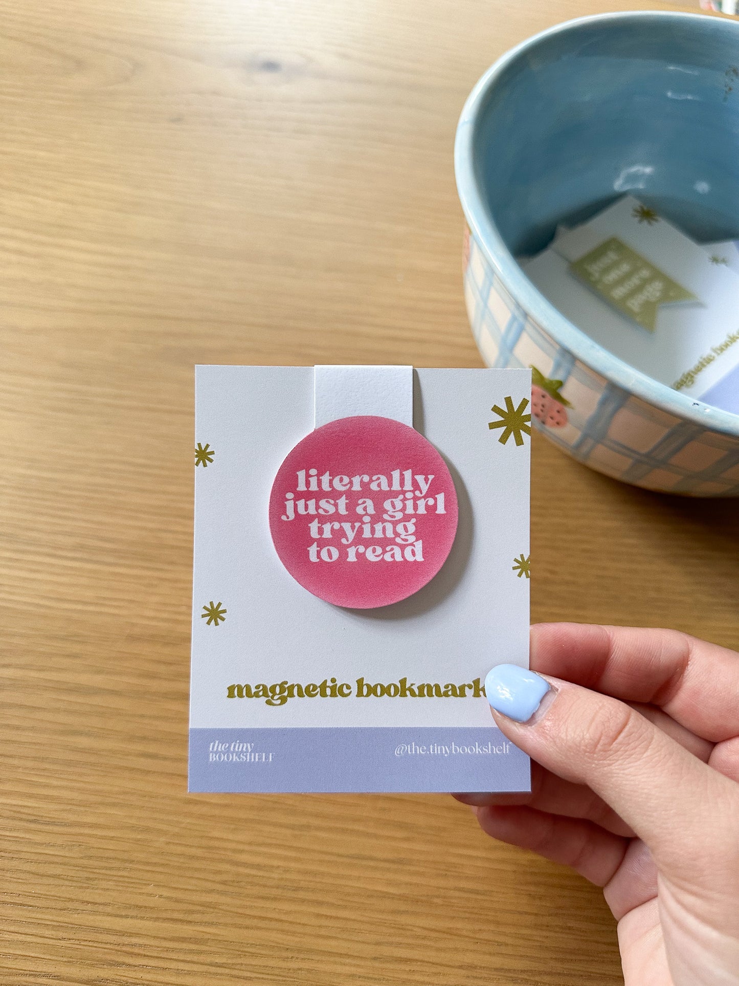 Literally Just a Girl | Magnetic Bookmark