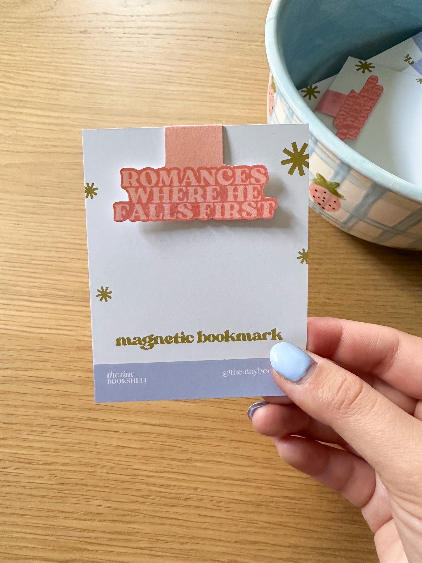 When He Falls First | Magnetic Bookmark