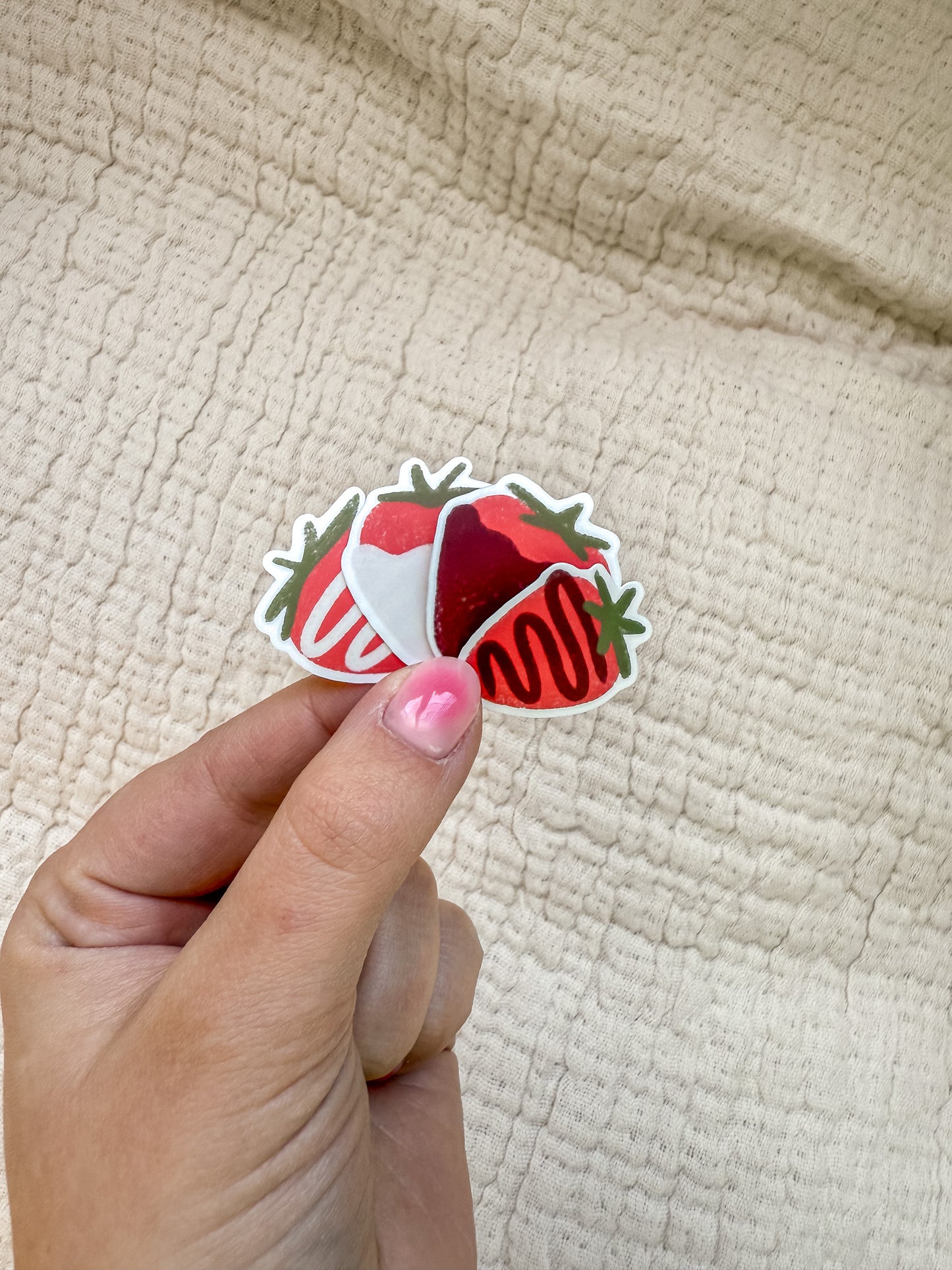Chocolate Strawberry Filler Stickers