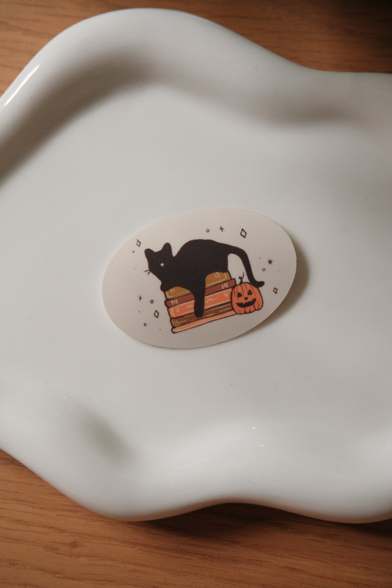 Book Loving Cat Sticker