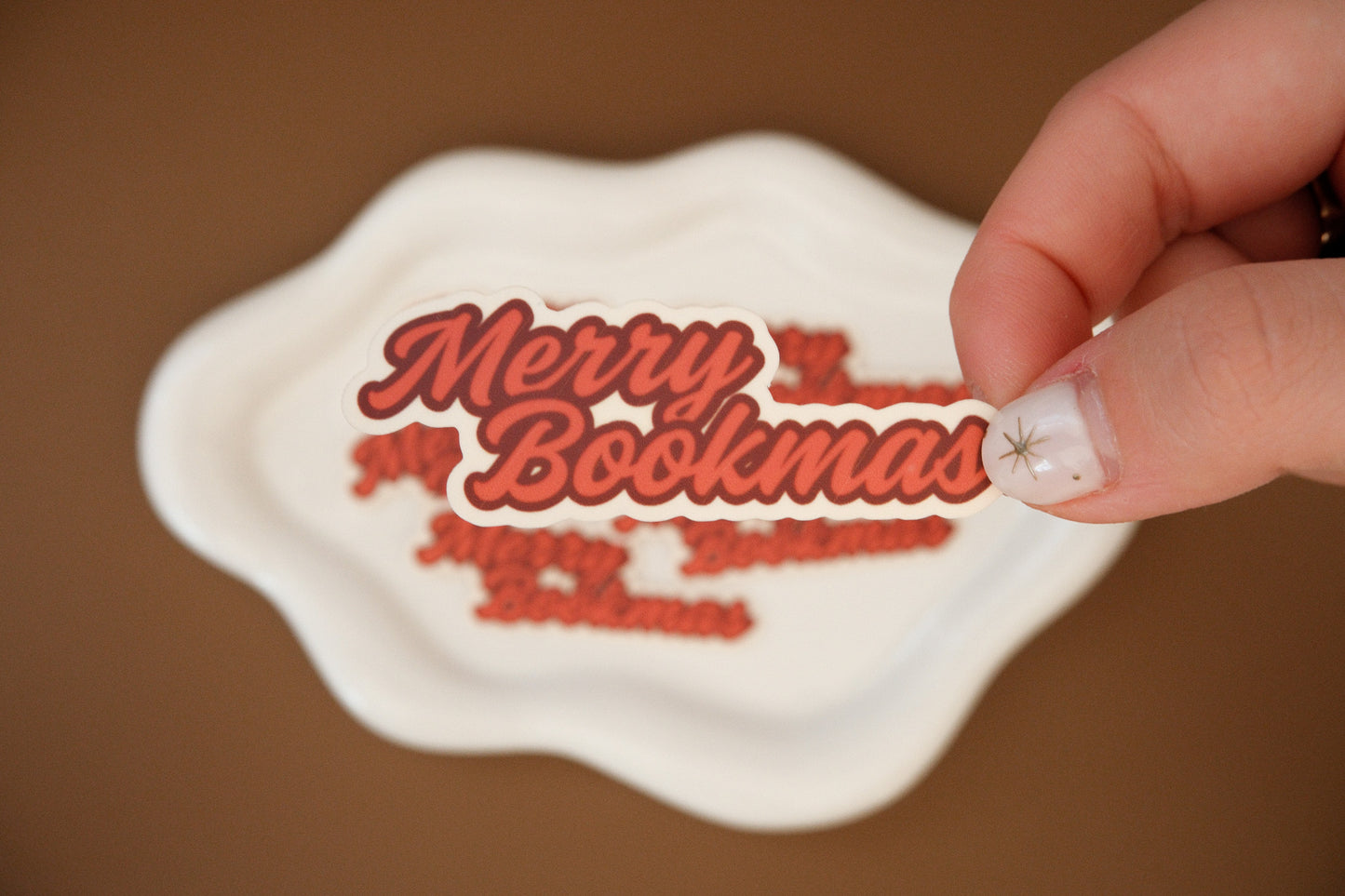 Merry Bookmas Sticker