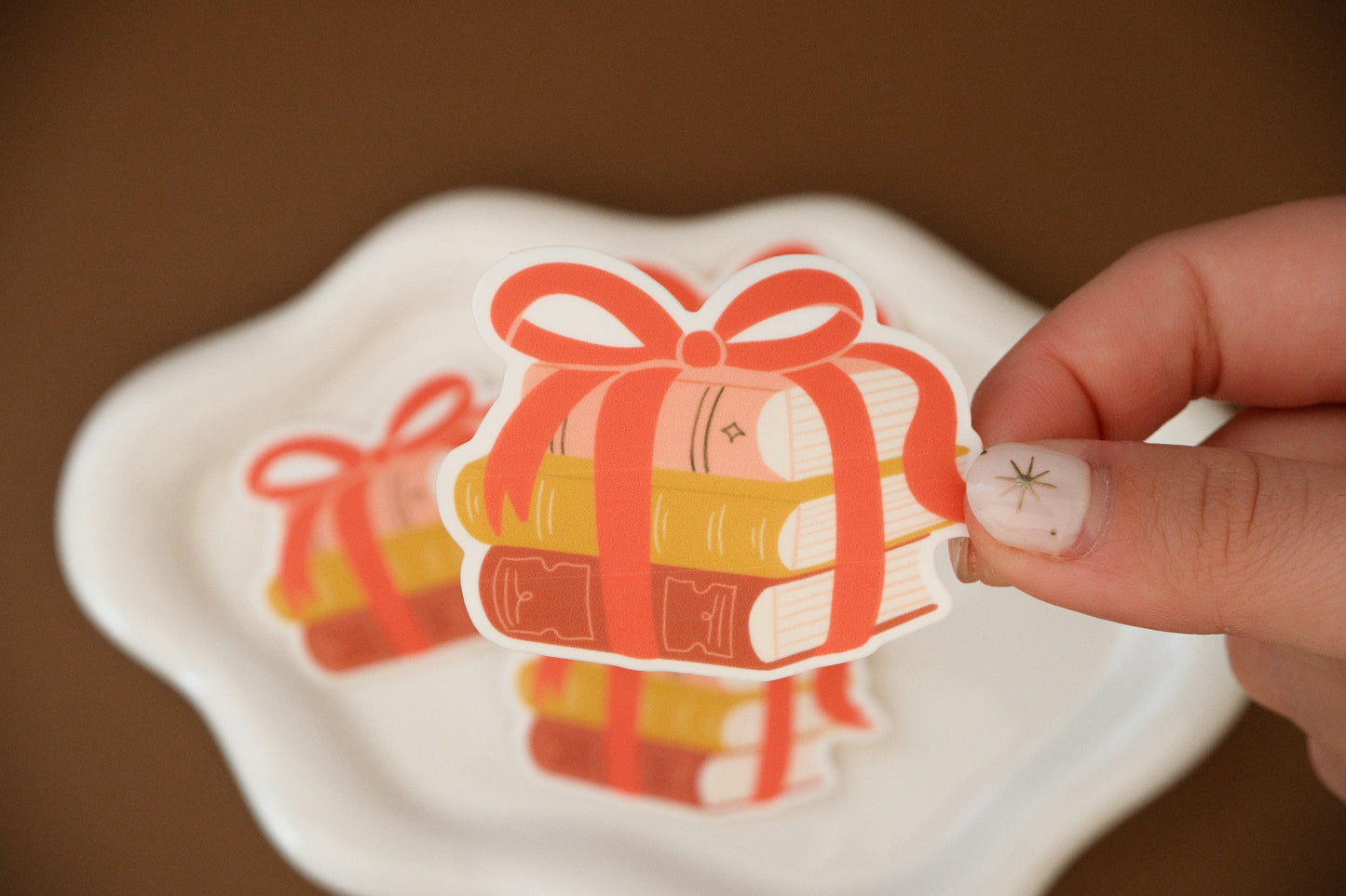 Wrapped Books Sticker