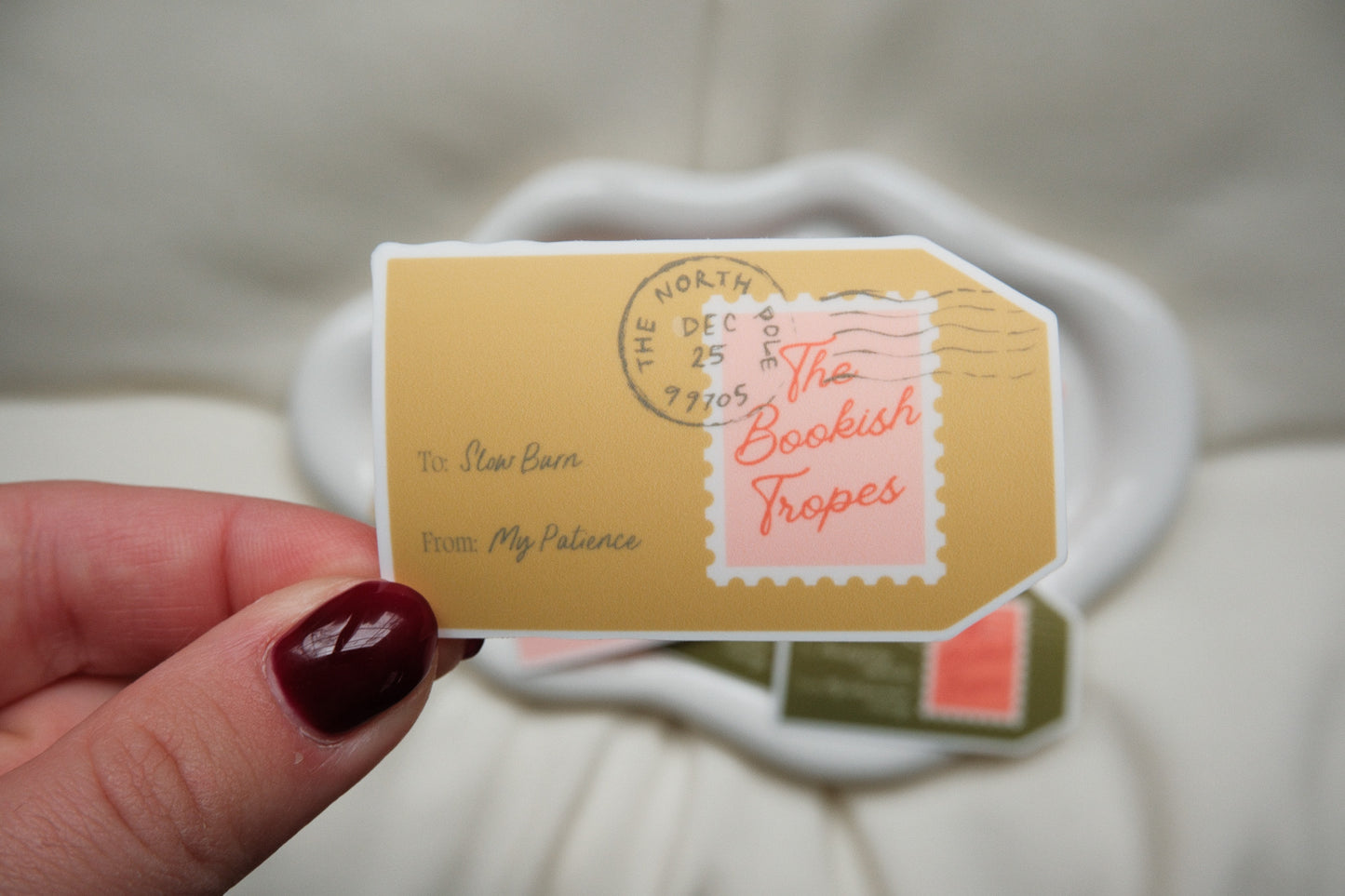 Bookish Trope Christmas Stickers