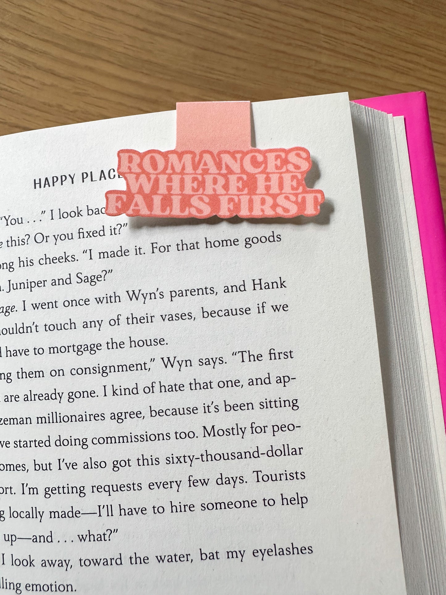 When He Falls First | Magnetic Bookmark