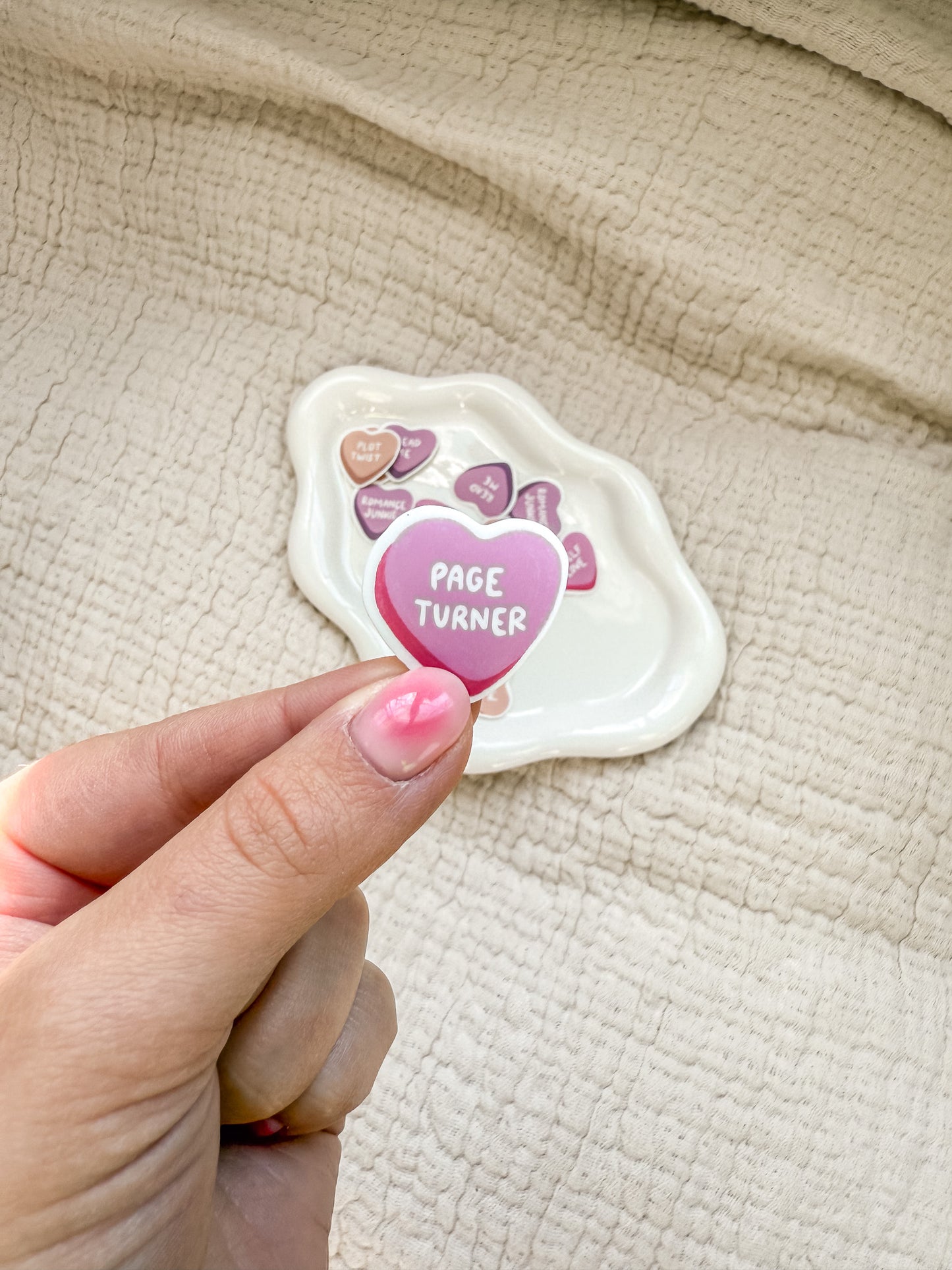 Candy Heart Filler Stickers