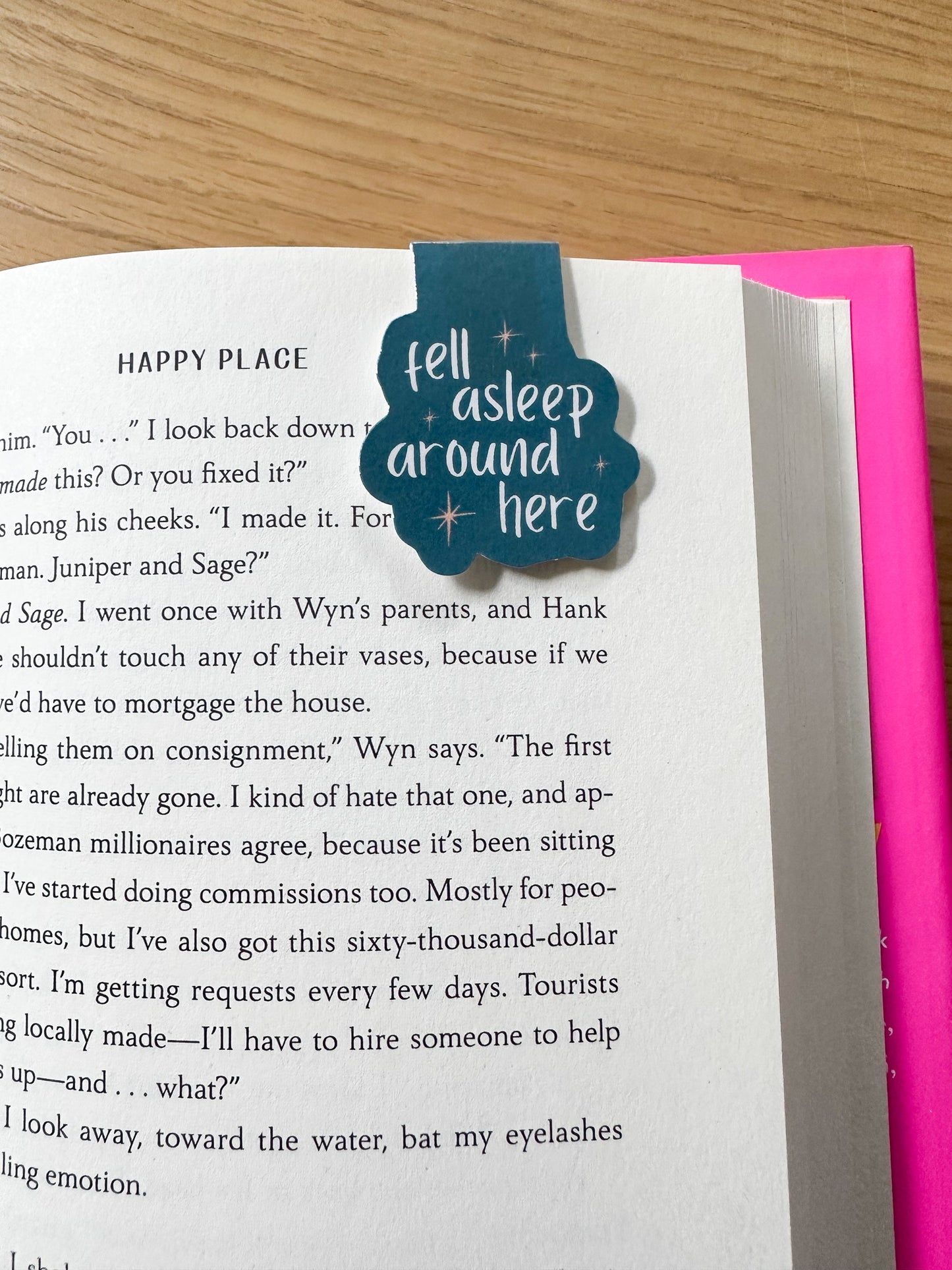 Fell Asleep Here | Magnetic Bookmark