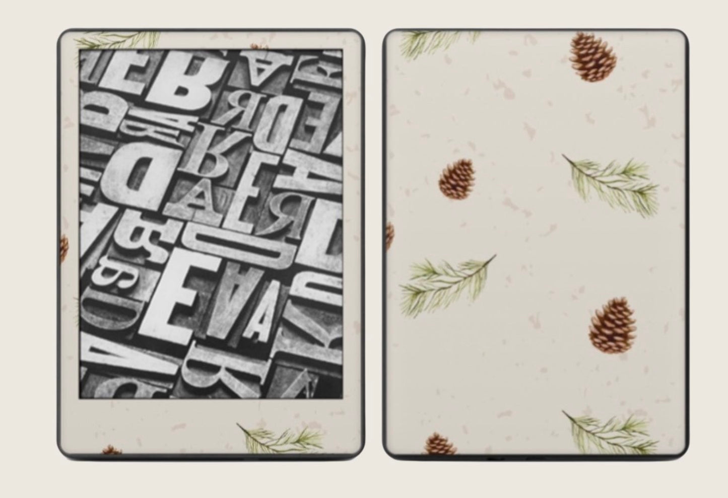 Pine Forest Kindle Decal Art