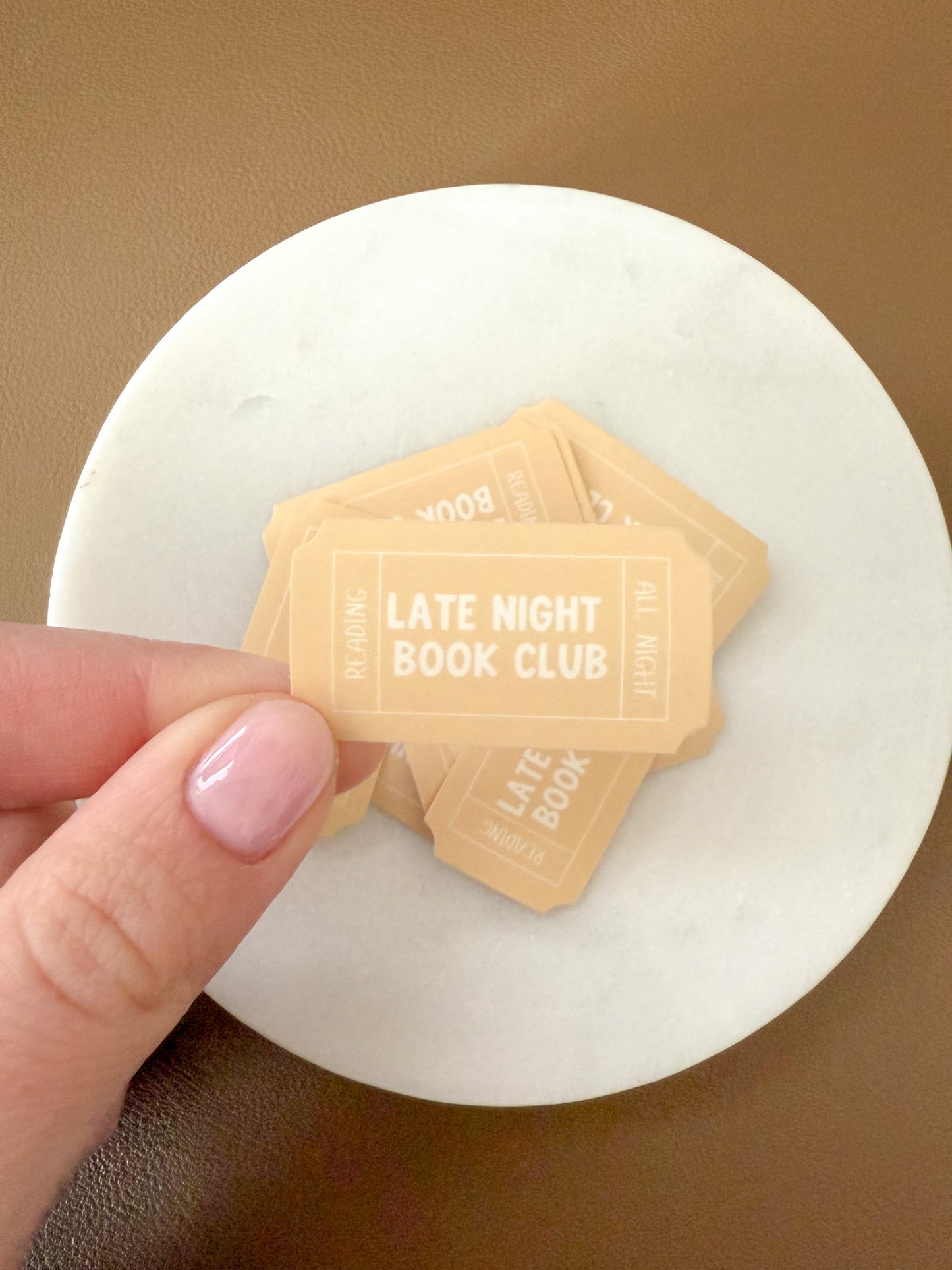 Late Night Book Club Sticker