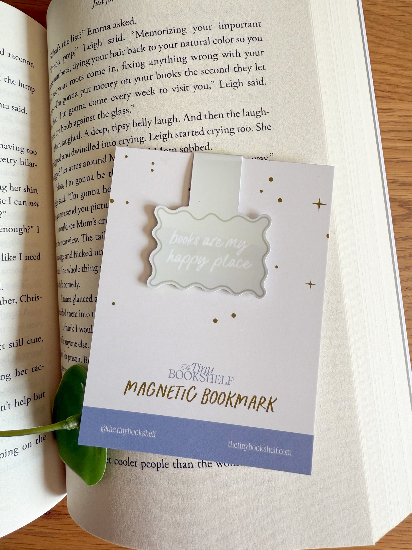 Books Are My Happy Place | Magnetic Bookmark