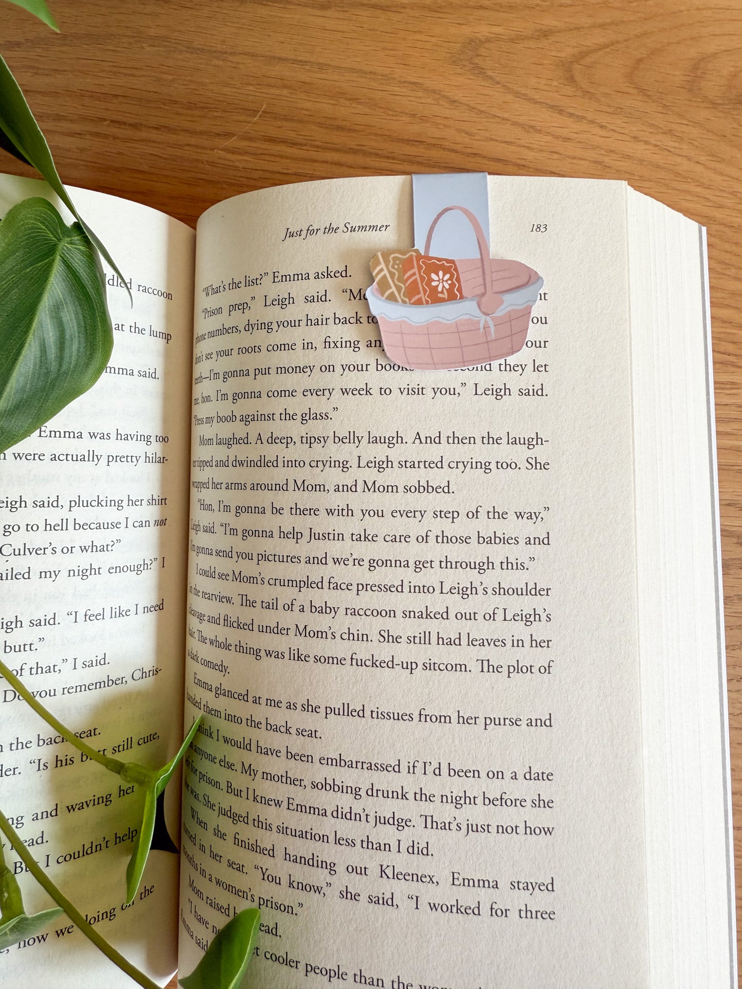 Book Picnic Basket | Magnetic Bookmark