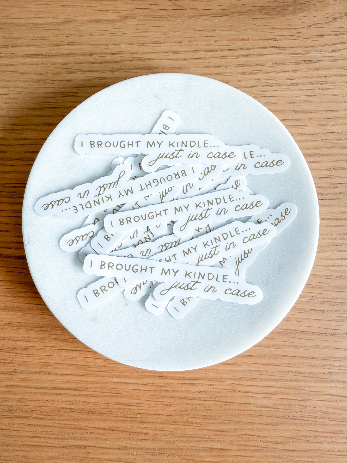 I Brought My Kindle Sticker