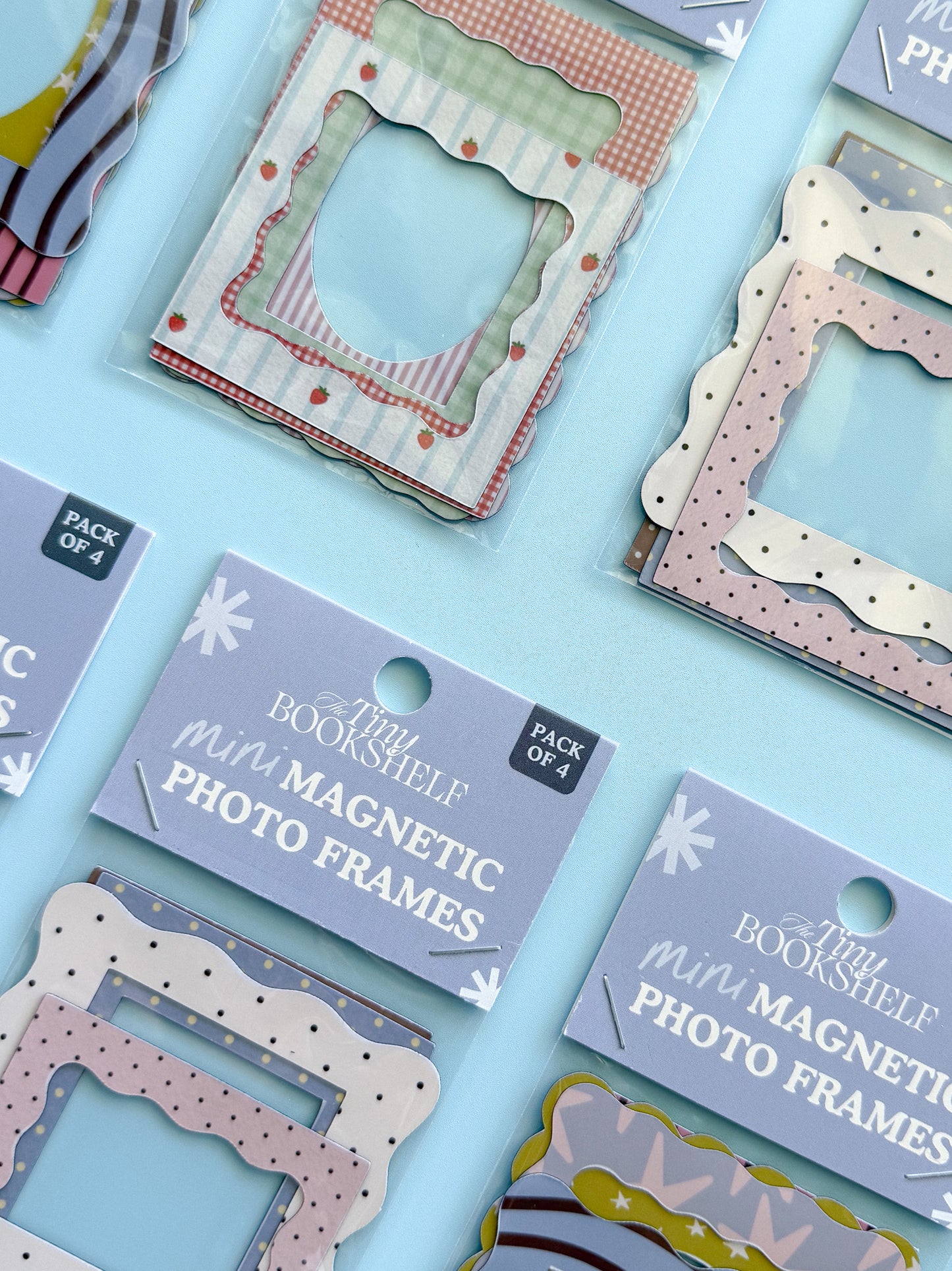 Mini Magnetic Photo Frames - Set of 4