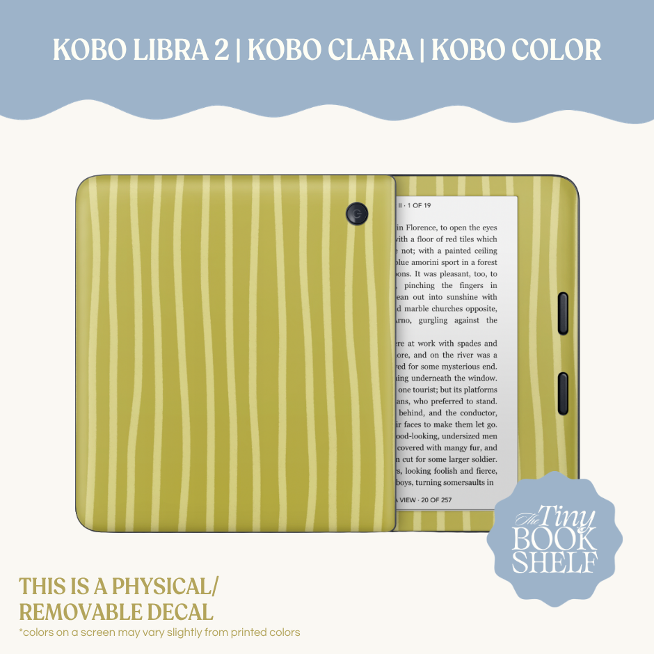 Physical Kindle & Kobo Decals | Lime Light