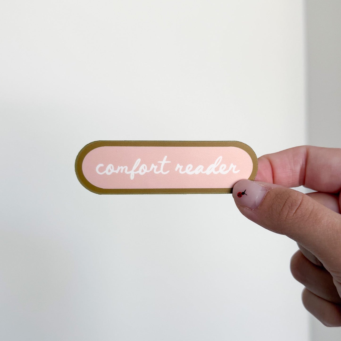 Comfort Reader Sticker