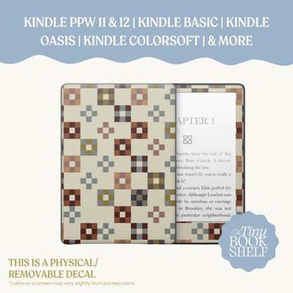 Physical Kindle & Kobo Decals | Quilters Garden