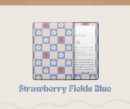 Strawberry Fields Blue Decal Art