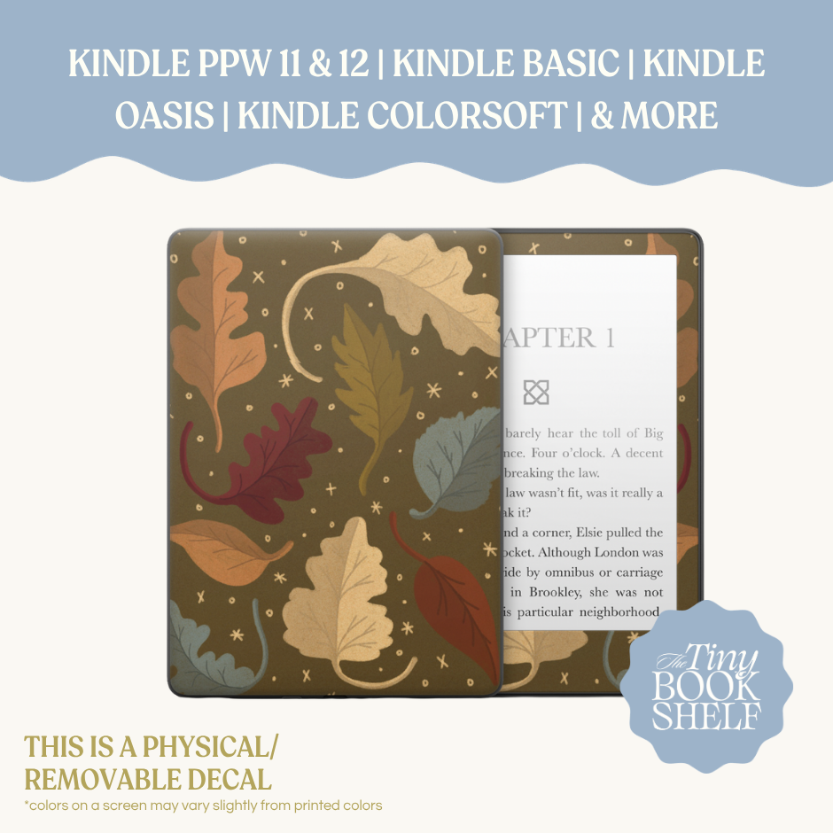 Physical Kindle & Kobo Decals | Oak & Bramble