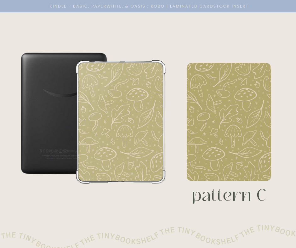 Kindle Inset Library Card Autumn Kindle Insert Card Collection V2 – The Tiny Bookshelf