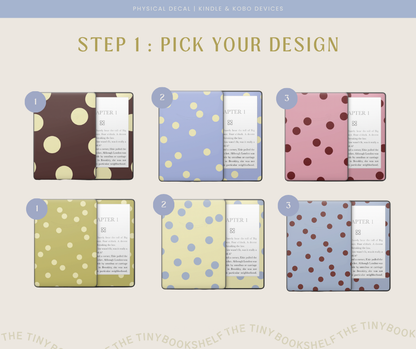 Physical Kindle & Kobo Decals | Spotted Collection