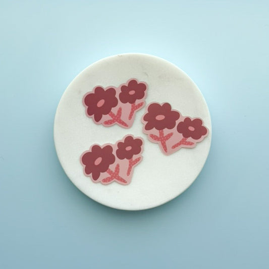 Funky Flowers Sticker