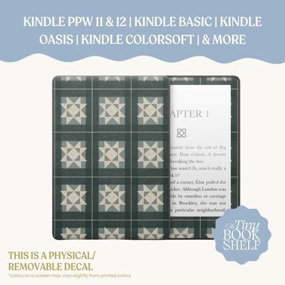 Physical Kindle & Kobo Decals | Cottage Stitch