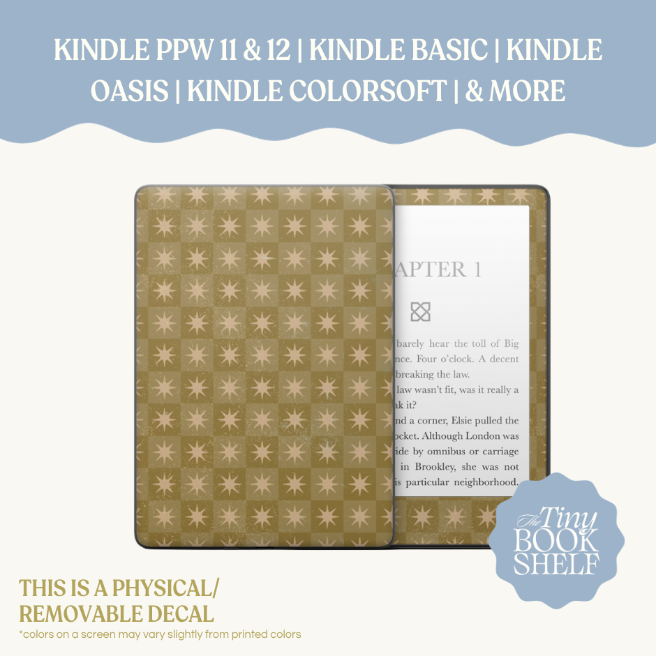 Physical Kindle & Kobo Decals | Burst Checkers