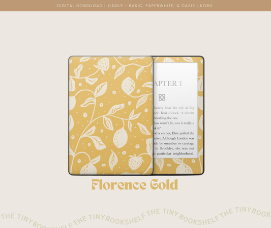 Florence Gold Decal Art