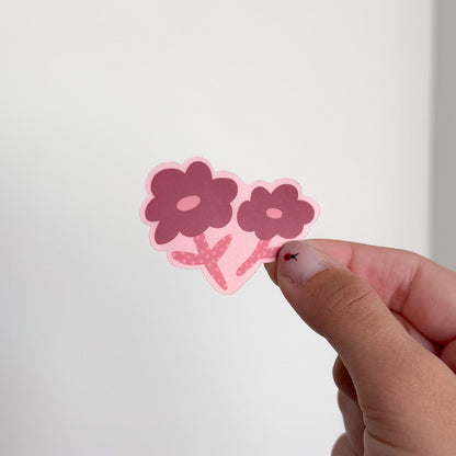 Funky Flowers Sticker