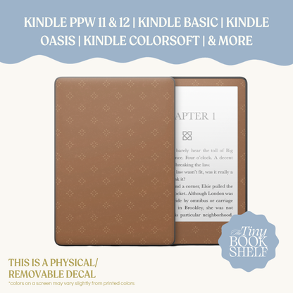 Physical Kindle & Kobo Decals | Hazelnut Vine