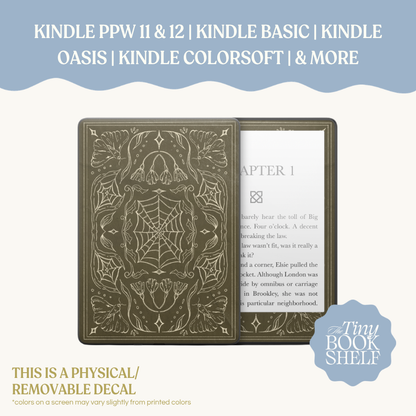 Physical Kindle & Kobo Decals | Poison Garden