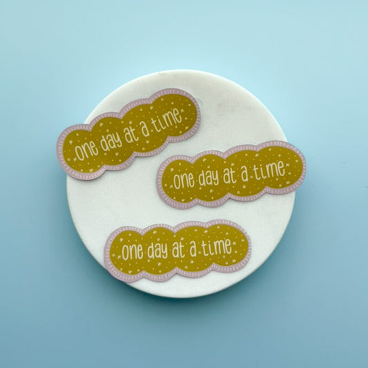 One Day at a Time Sticker