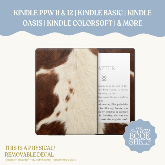 Physical Kindle & Kobo Decals | Saddle