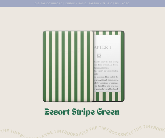 Resort Stripes Green Decal Art