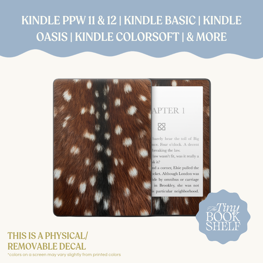 Physical Kindle & Kobo Decals | Chestnut