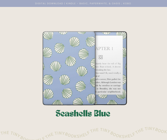 Seashells Blue Decal Art