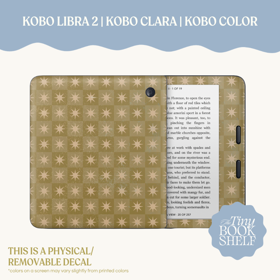 Physical Kindle & Kobo Decals | Burst Checkers