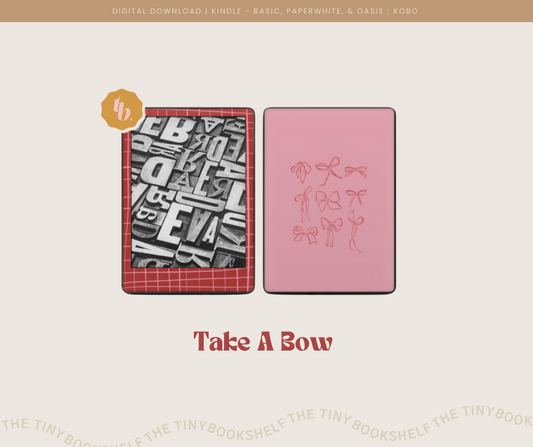 Take A Bow Kindle Decal Art