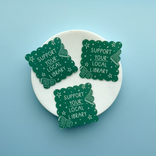 Support Your Local Library Sticker