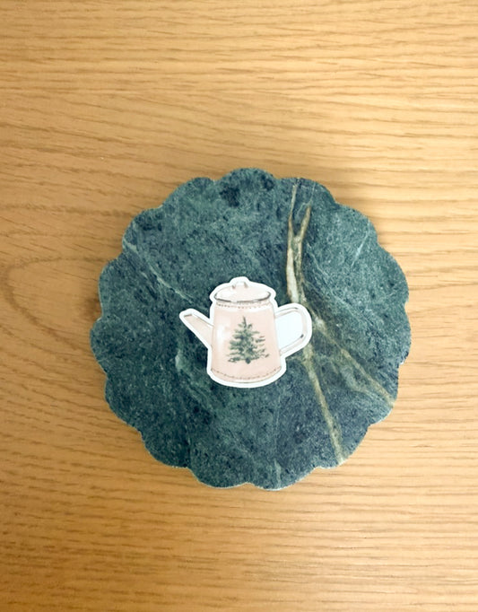 Christmas Teapot Sticker