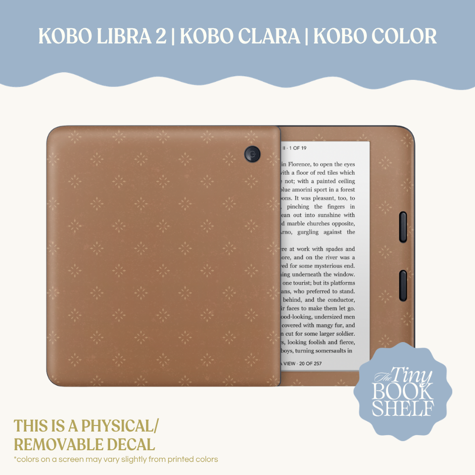 Physical Kindle & Kobo Decals | Hazelnut Vine